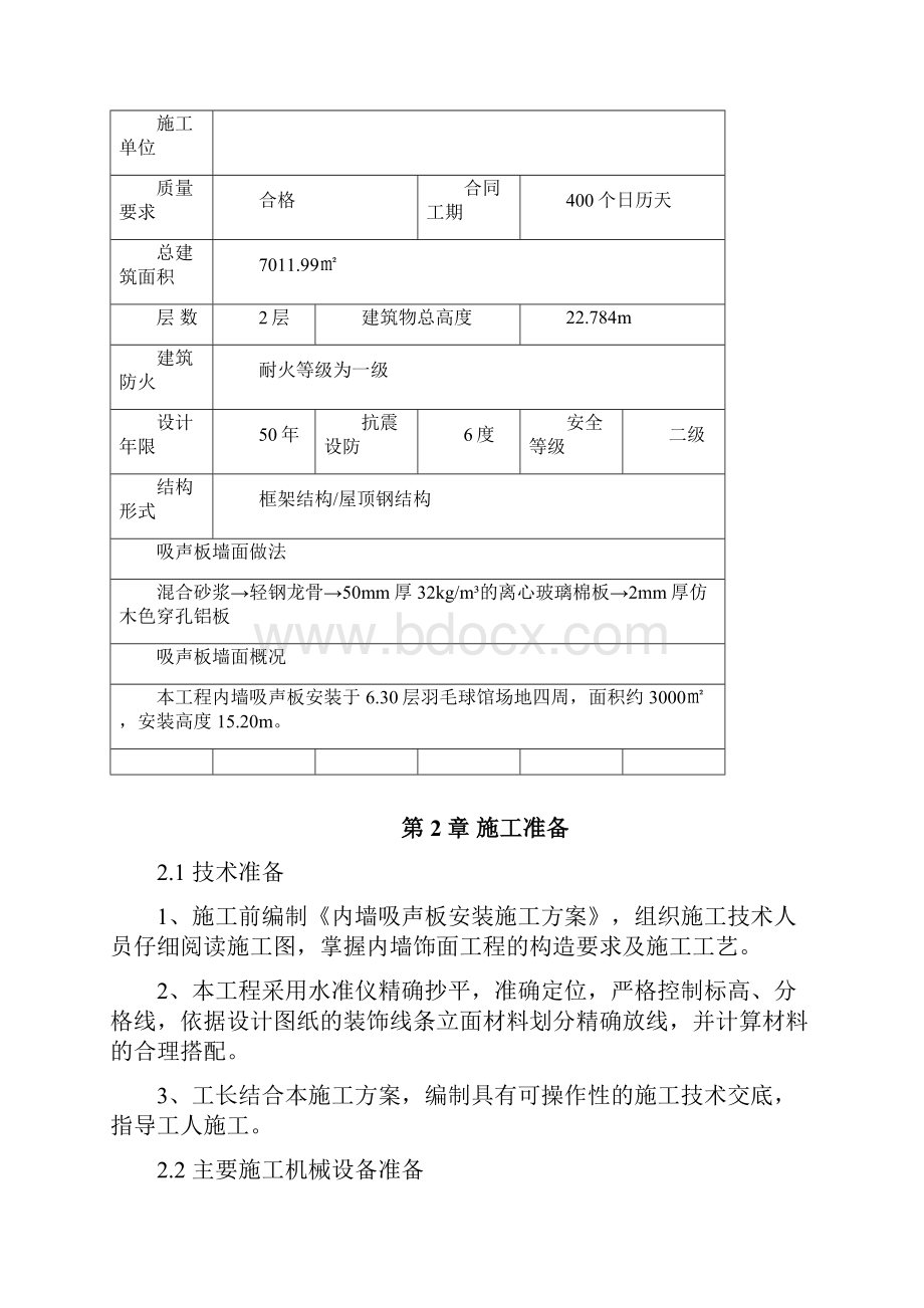 轻钢龙骨穿孔铝板施工方案Word文档格式.docx_第2页