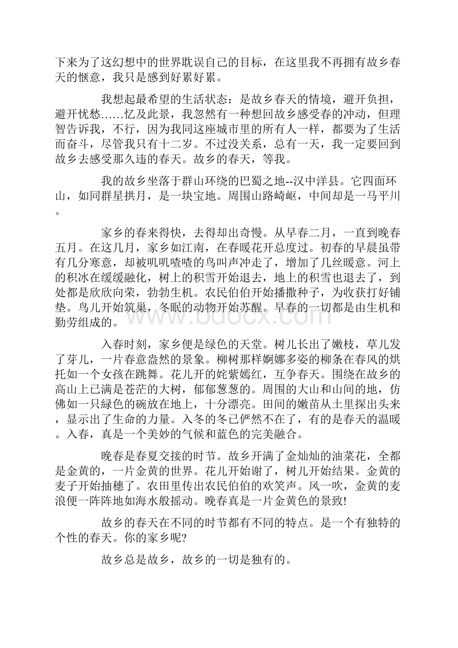 以故乡为话题的作文8篇.docx_第2页