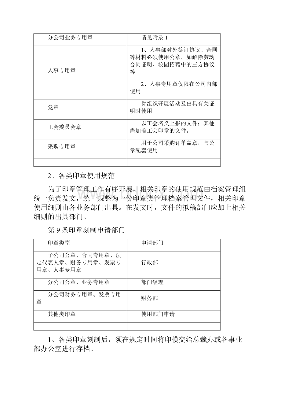 总11006印章类档案管理规定Word文件下载.docx_第3页