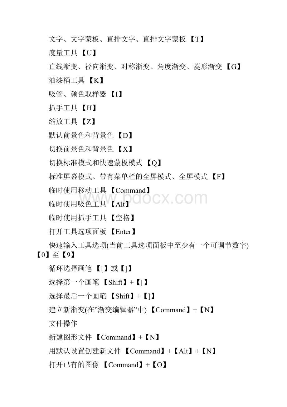 MAC新版PS快捷键Word文件下载.docx_第3页