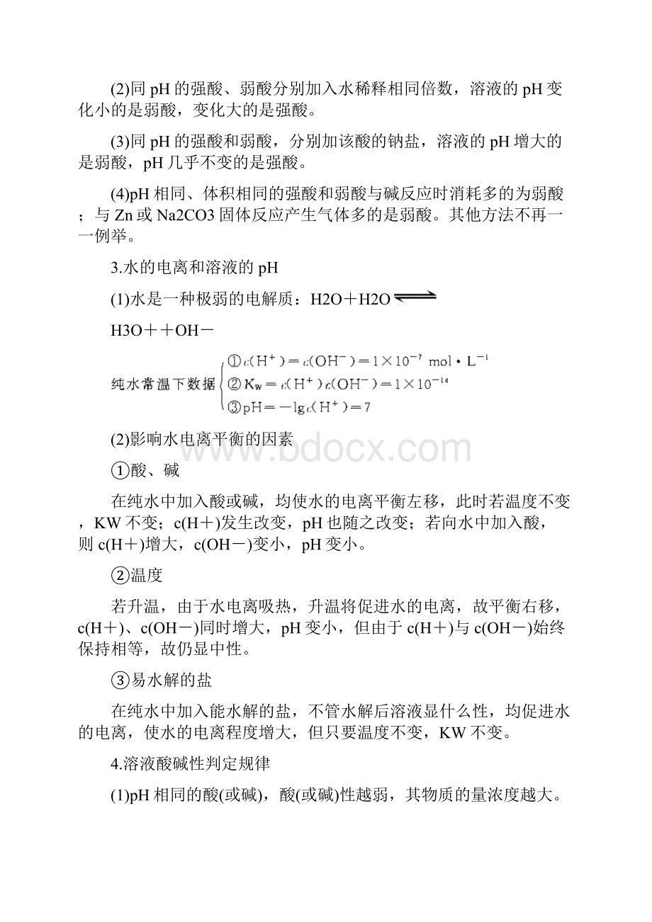 高考化学分类解析十一弱电解质电离与溶液的酸碱性.docx_第2页