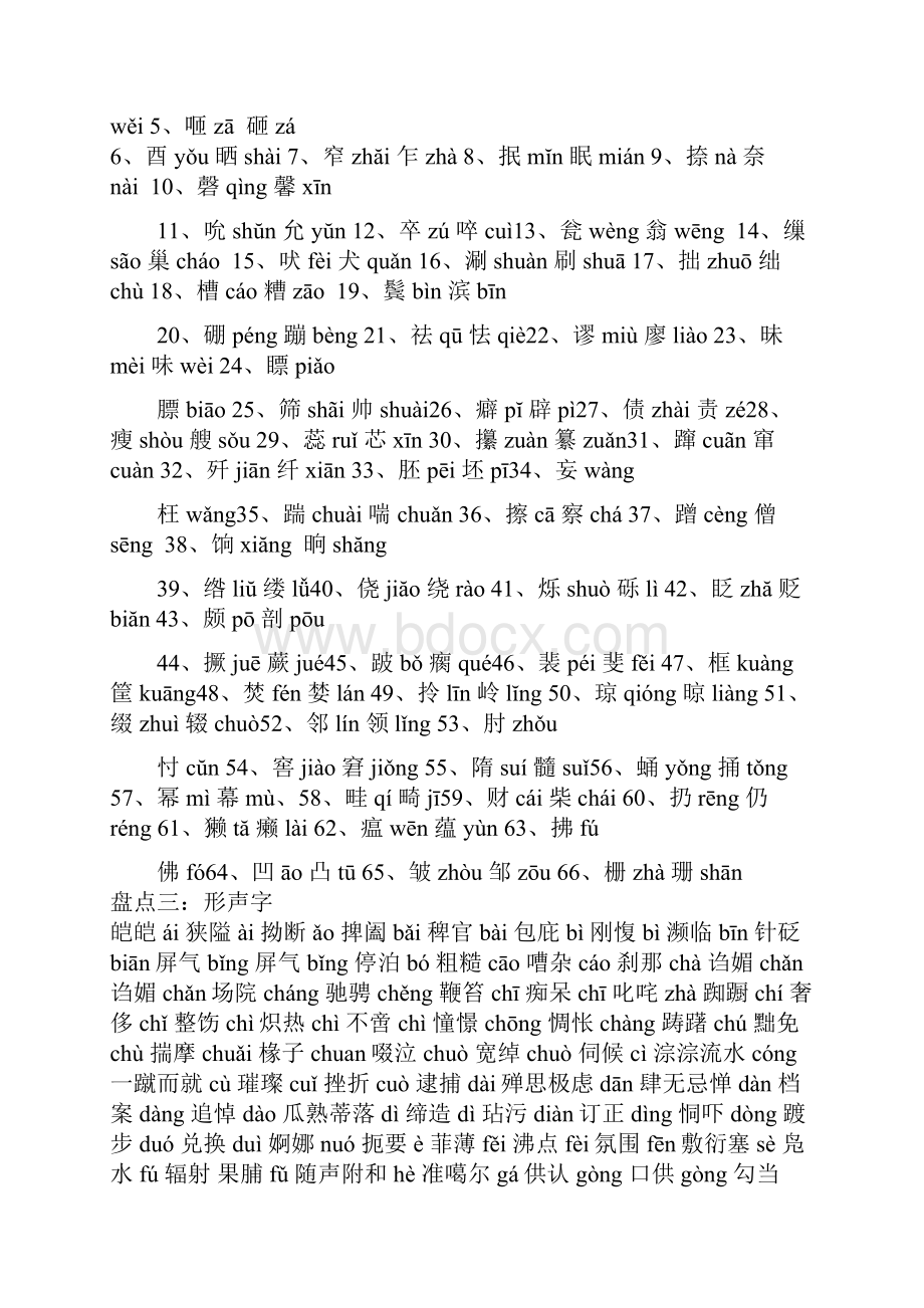 强烈推荐高考易错字音字形Word文件下载.docx_第3页