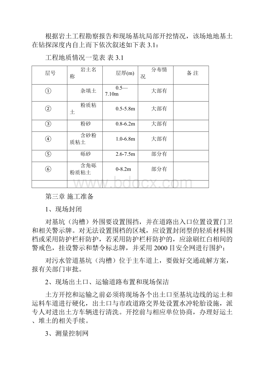 管道沟槽开挖支护施工方案.docx_第3页