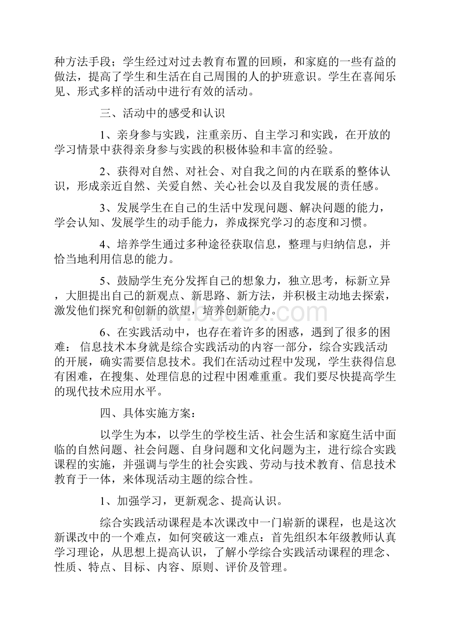 综合实践活动总结Word文件下载.docx_第2页