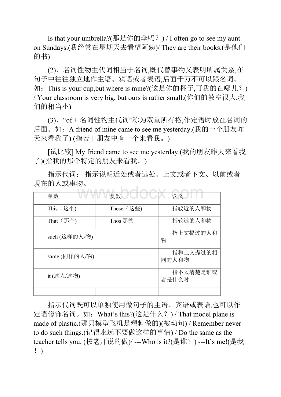 初一代词+练习文档格式.docx_第3页