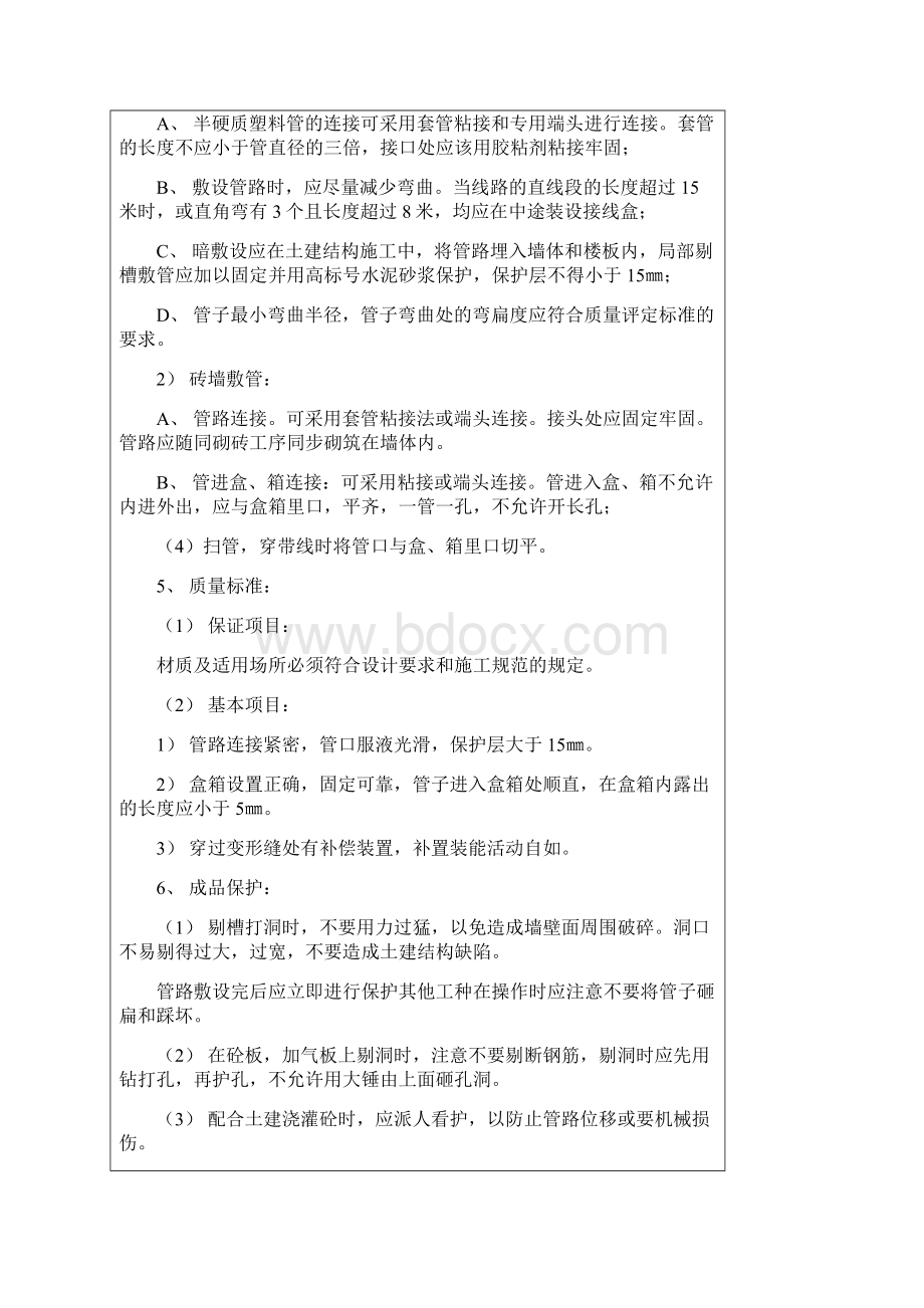 最新施工技术交底水电安装资料Word文档下载推荐.docx_第3页