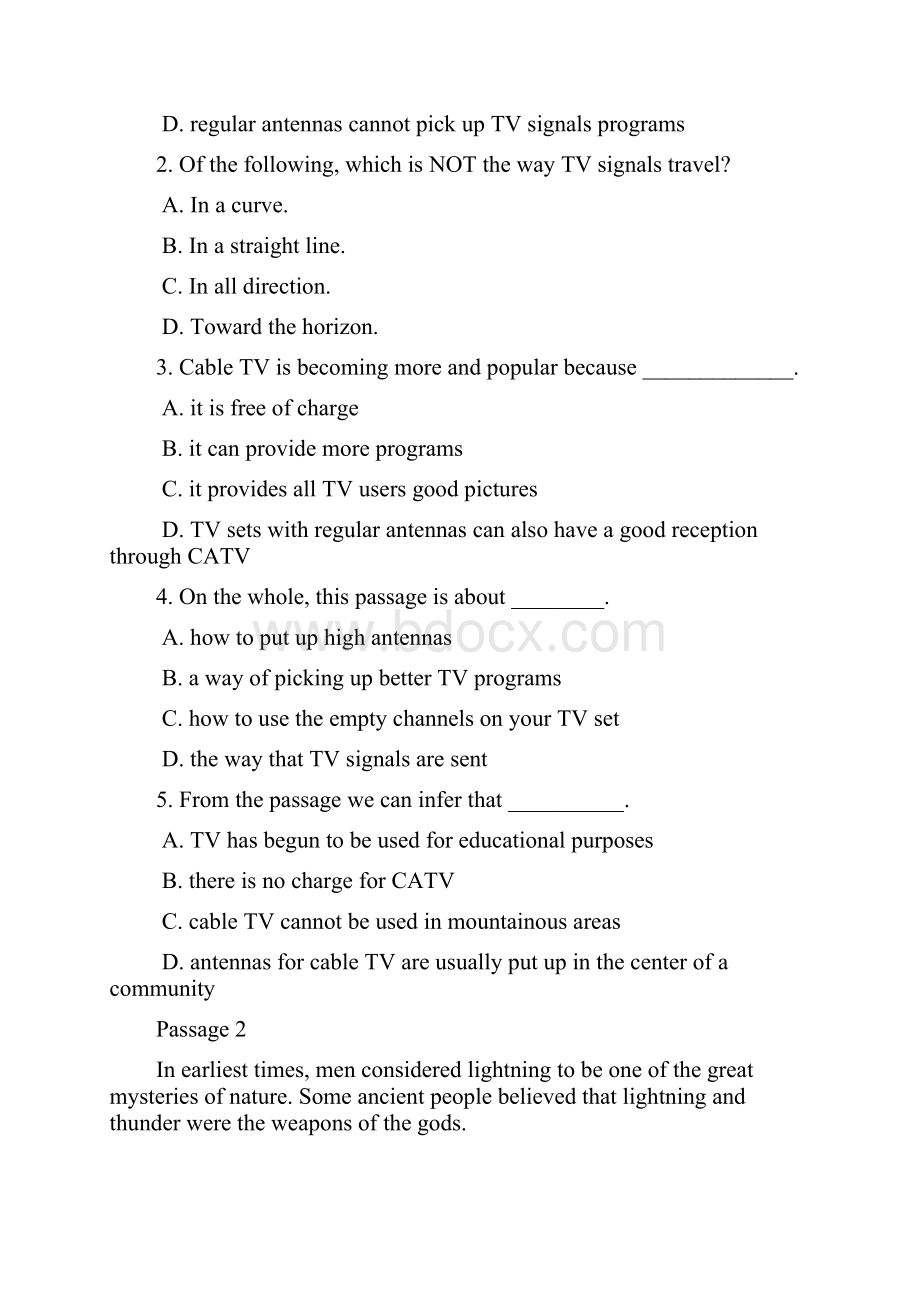 全国职称英语等级考试全真题理工类lWord文档格式.docx_第2页