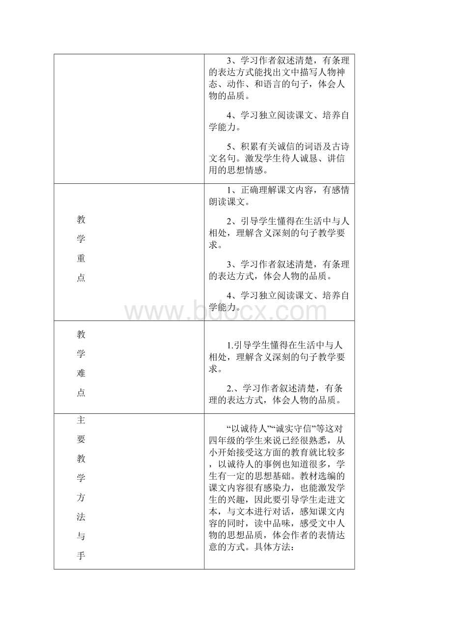 强烈推荐人教版小学四年级下册第二单元整体备课教案.docx_第2页