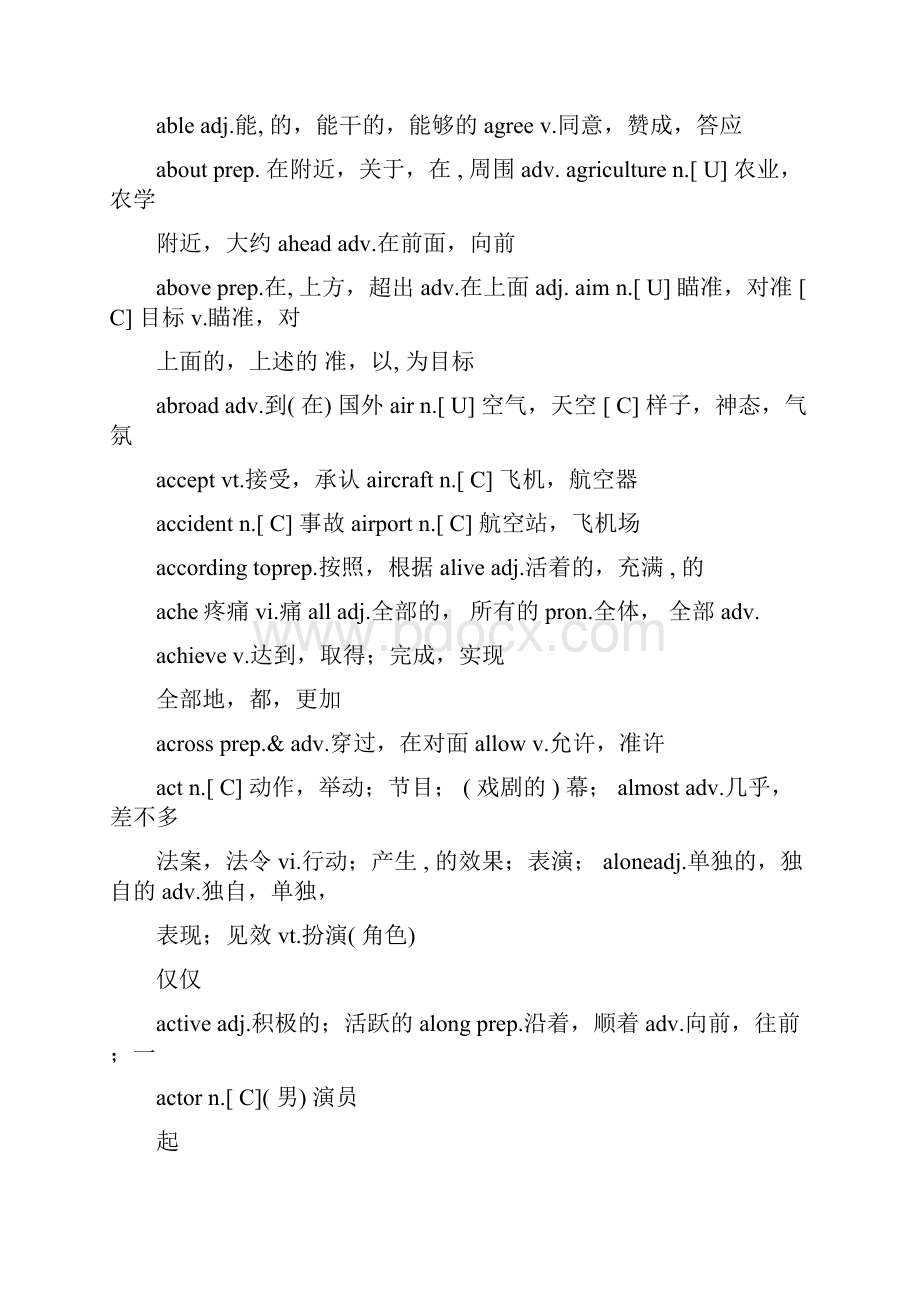 高中英语单词大全人教版.docx_第2页