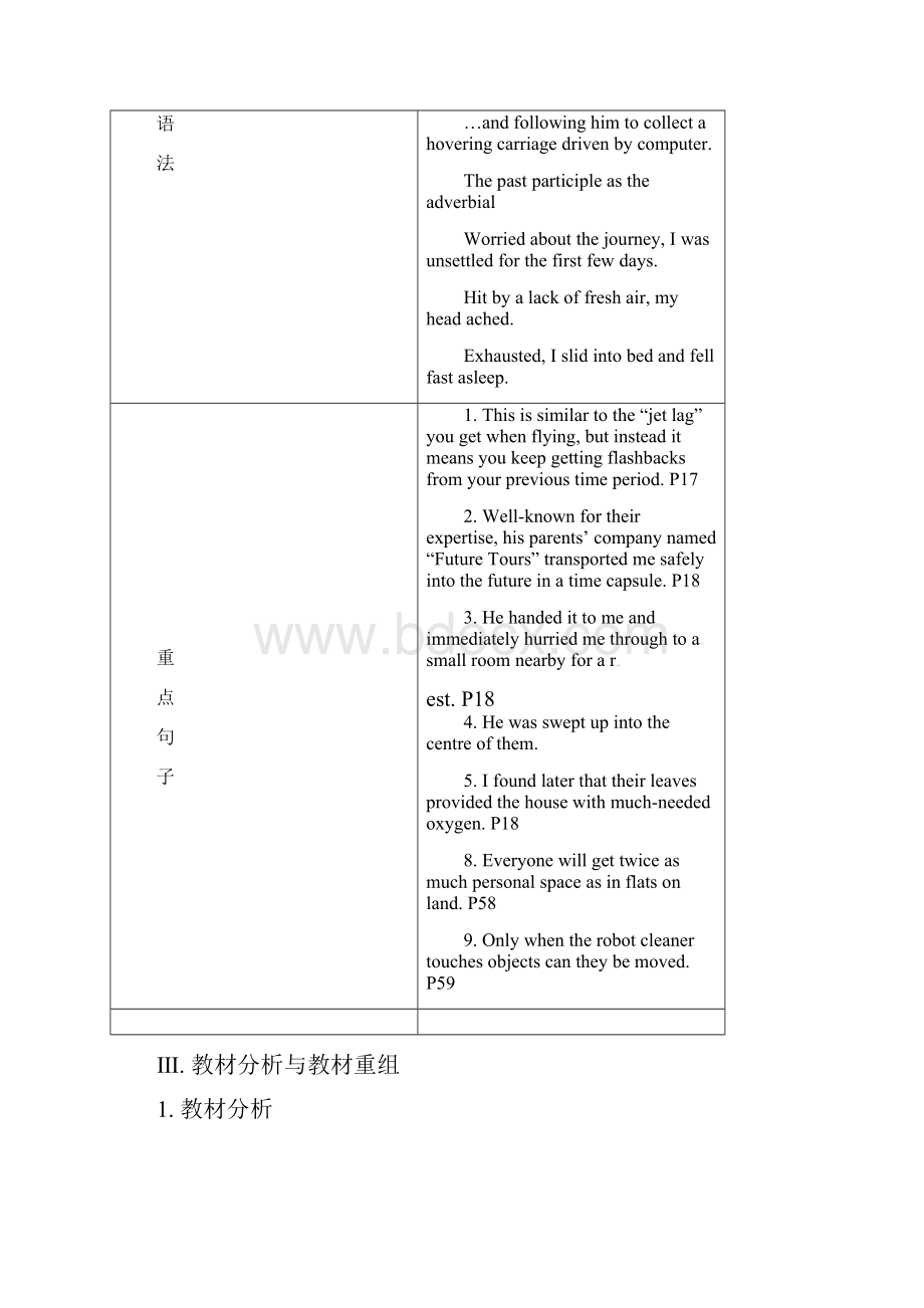 浙江省诸暨市草塔中学高中英语 Unit 3 Life in the future教案Word格式文档下载.docx_第2页