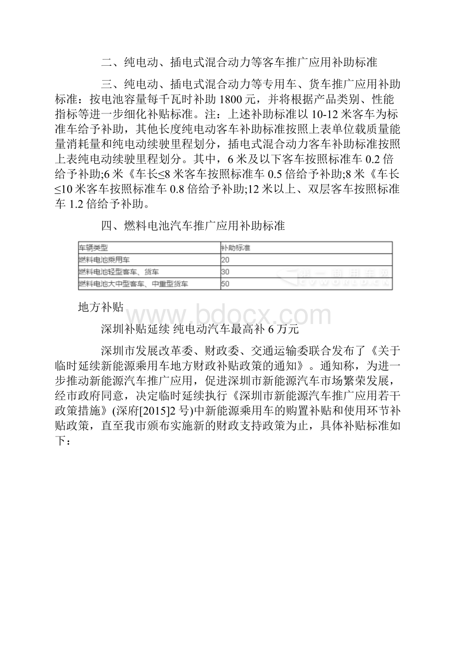 17个省市出台新能源汽车地方补贴政策.docx_第2页