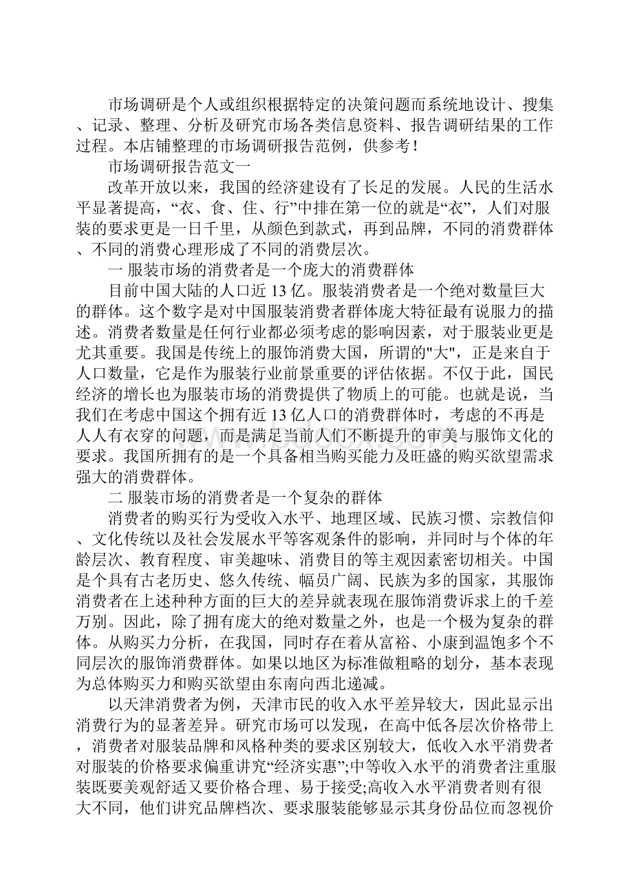 市场调研报告范例内容文档格式.docx_第2页