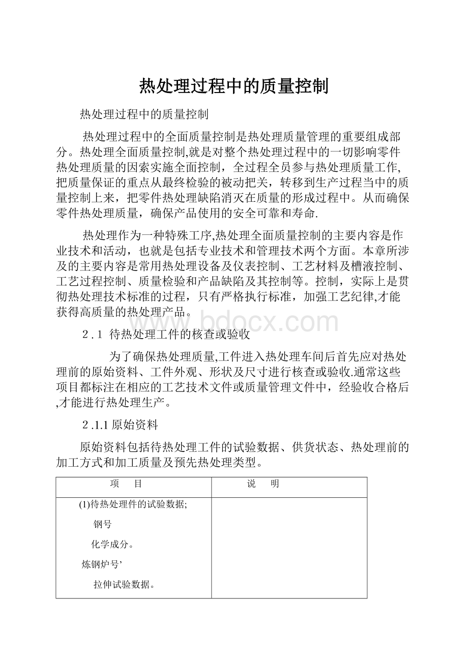 热处理过程中的质量控制.docx