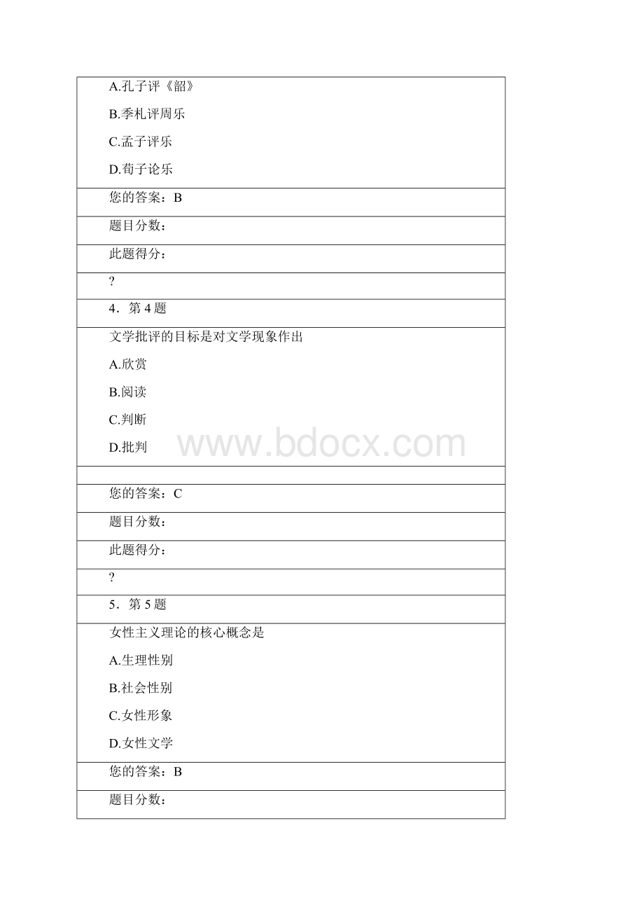 华师在线文学批评学 分作业Word格式文档下载.docx_第2页