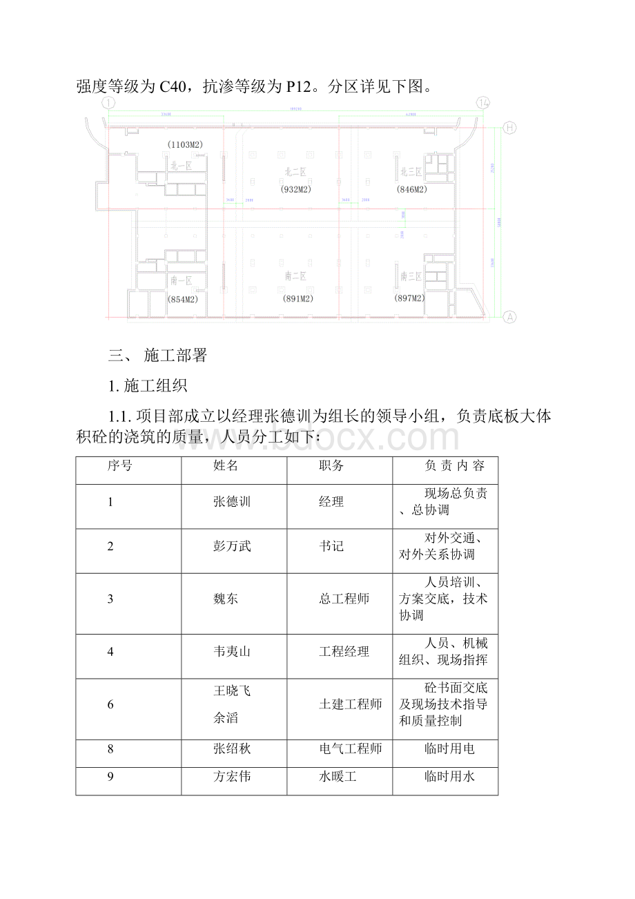 工程大体积砼施工组织设计方案内容完整文档.docx_第2页