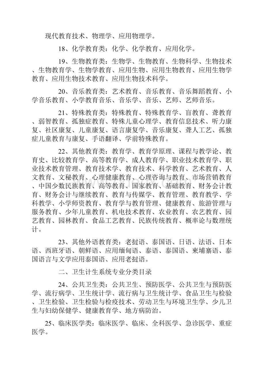 红河州事业单位公开招聘考试专业分类.docx_第3页