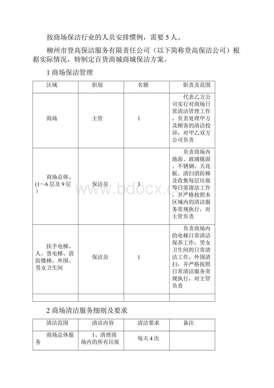 百货商场保洁计划书Word下载.docx_第2页