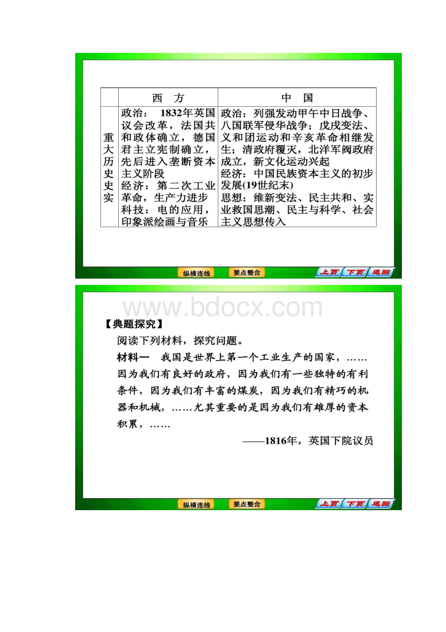 专题五近代西方文明的兴起与发展的历程Word文档格式.docx_第3页