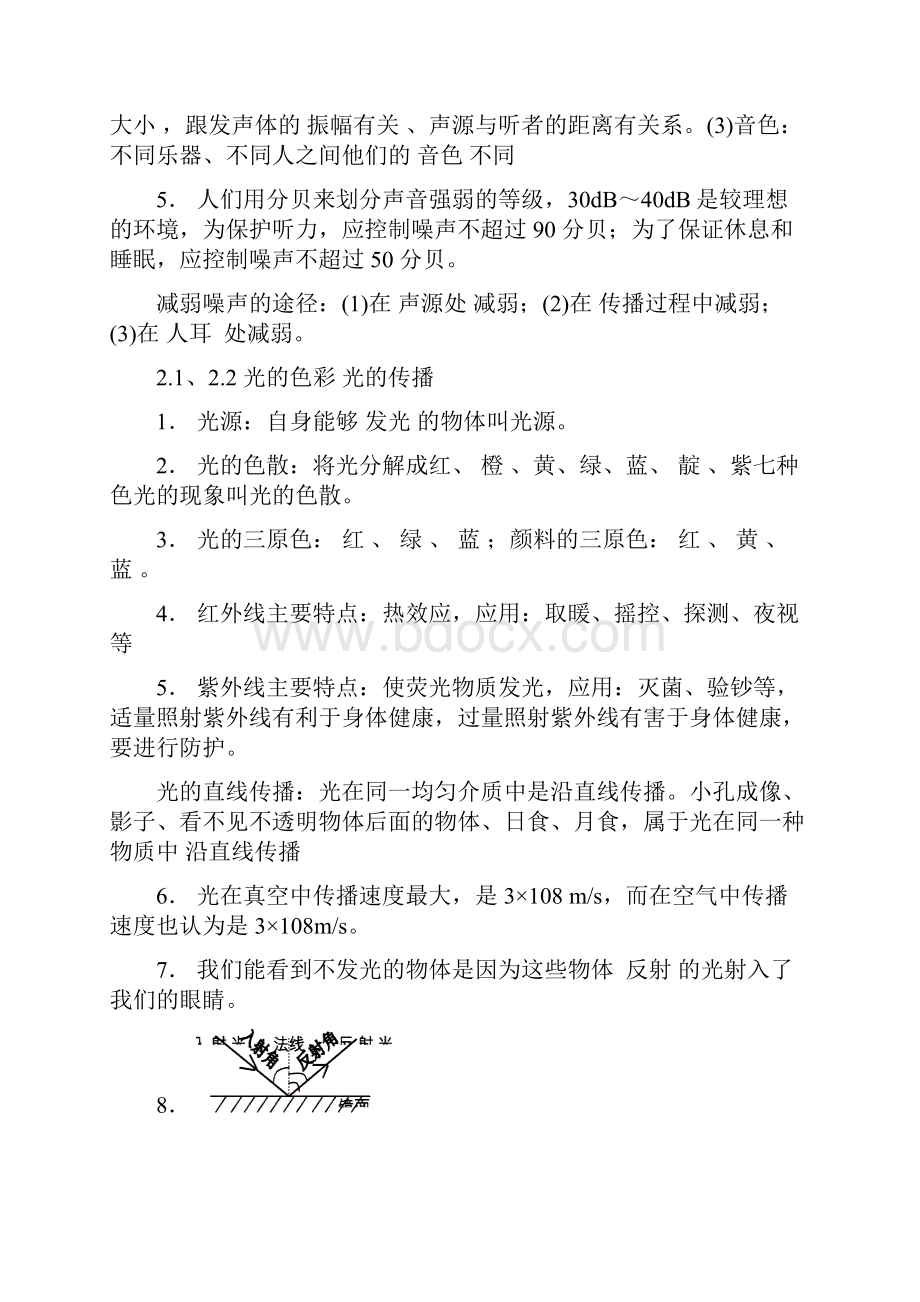 中考物理基础知识总复习超全精编版Word文件下载.docx_第3页