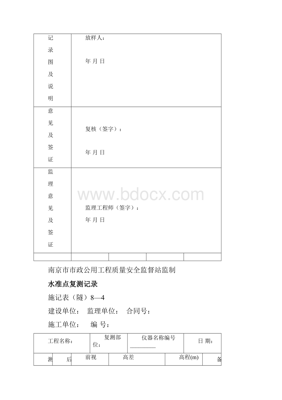 隧道表格施工记录表通用表.docx_第3页