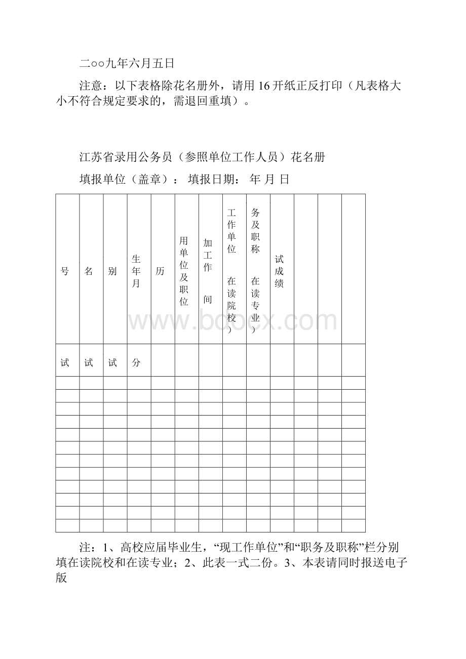 关于及时进行全市录用公务员参照单位工作人员考察精.docx_第2页