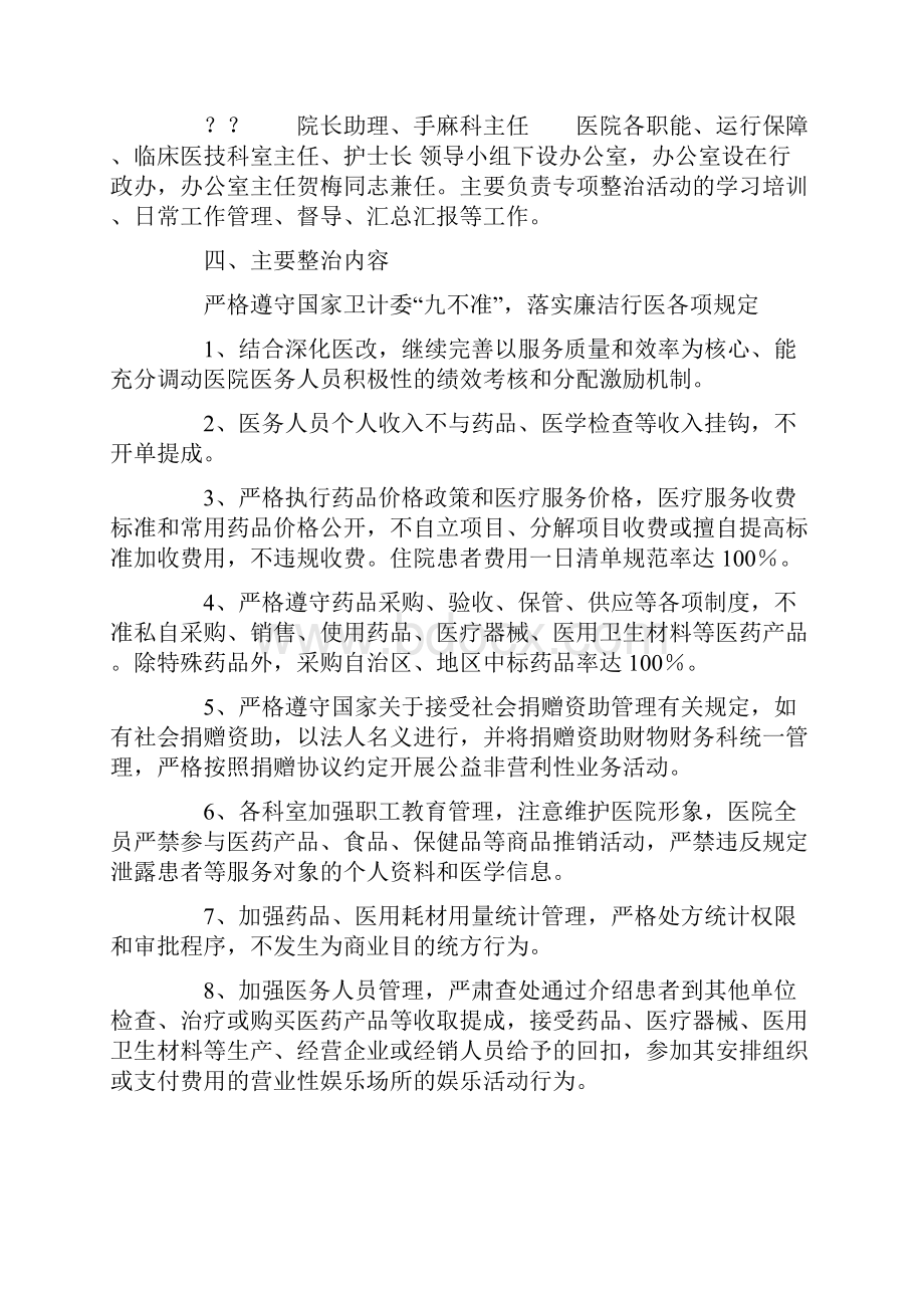 人民医院医德医风专项整治活动实施方案.docx_第2页