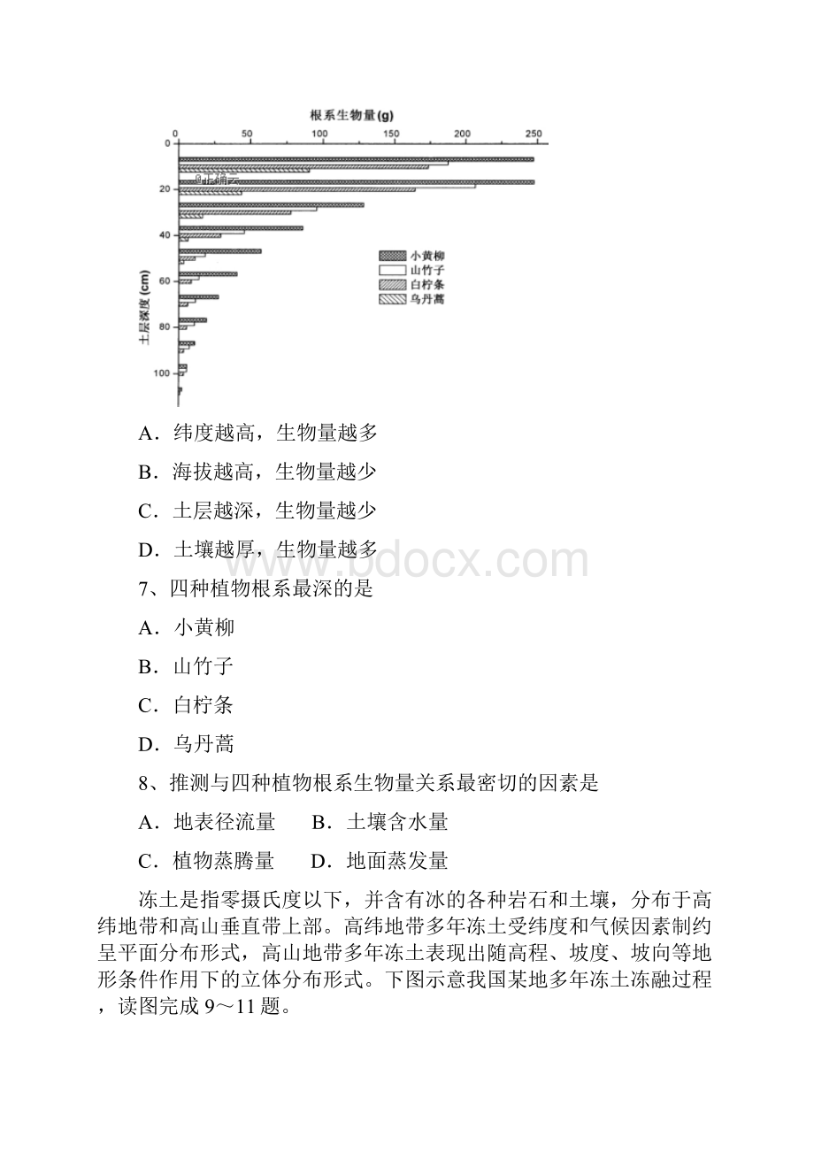 山东省新泰二中届高三地理上学期第五次月考试题Word文档下载推荐.docx_第3页