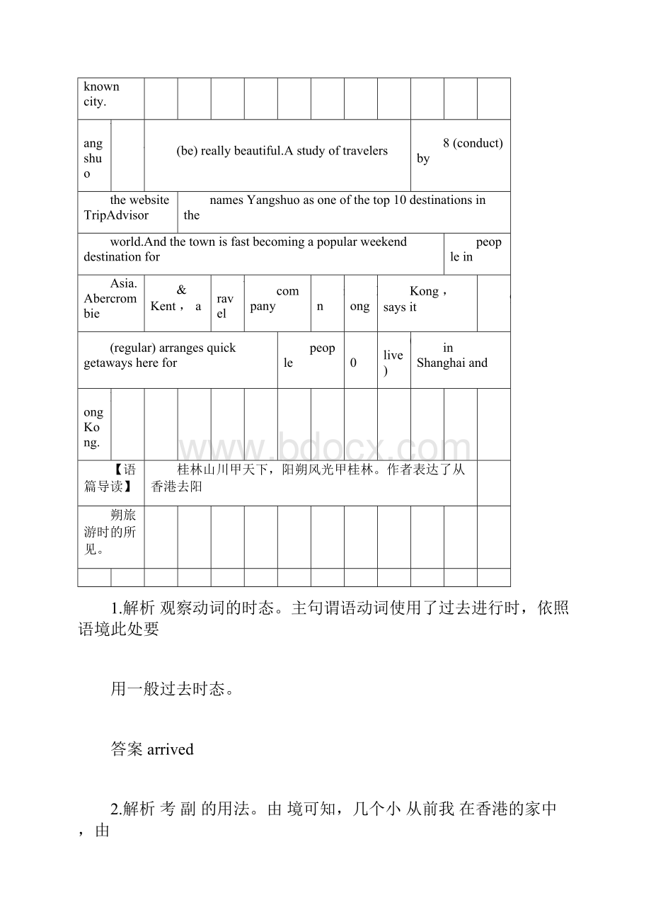 完整word版全国近五年高考英语真题语法填空Word格式文档下载.docx_第2页