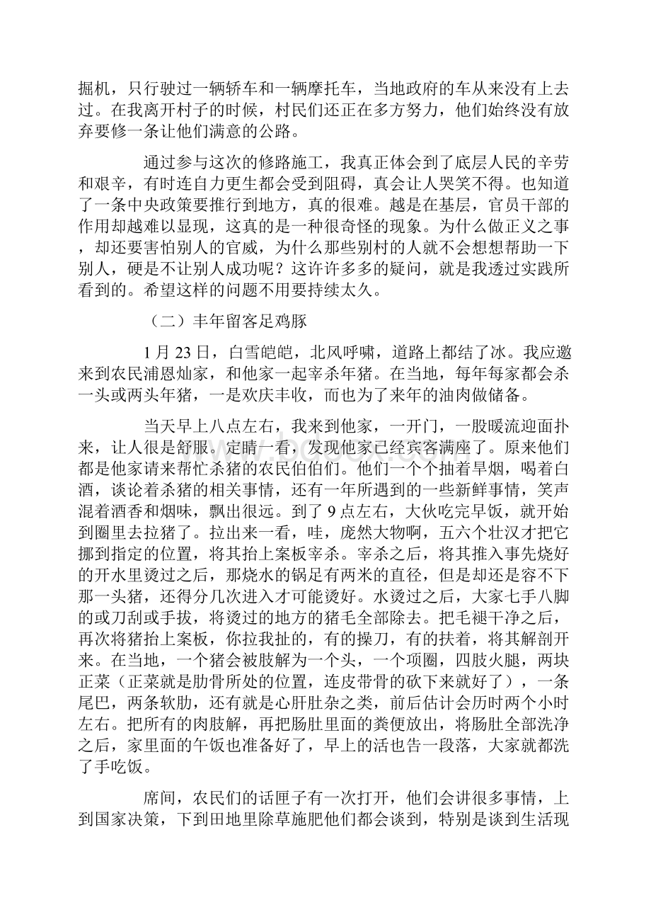 寒假农村社会实践报告Word文档下载推荐.docx_第3页