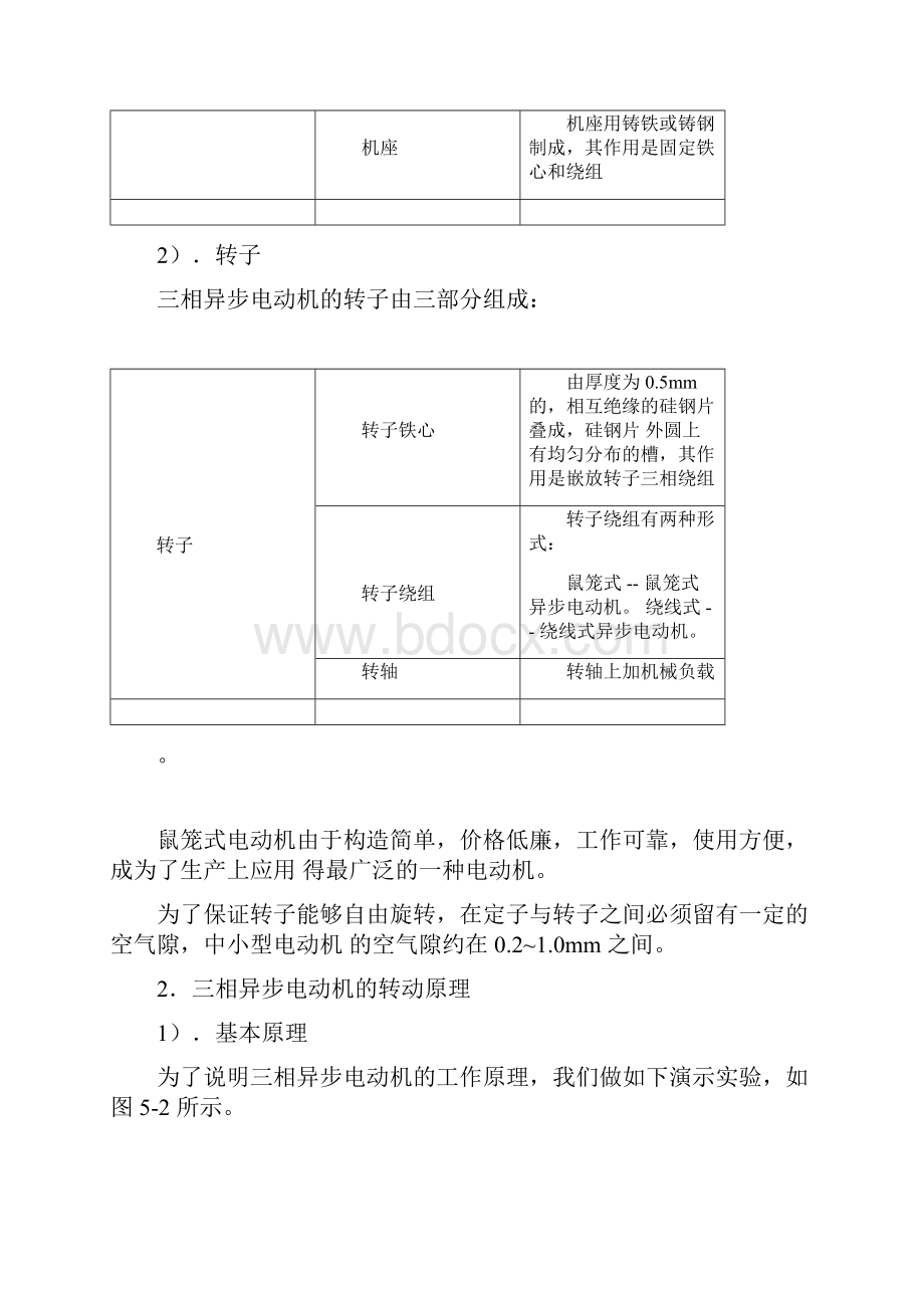 三相异步电动机及与其控制电路Word格式.docx_第3页