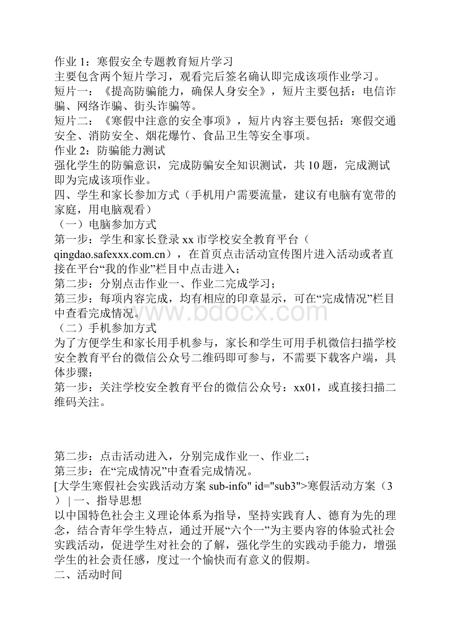 寒假活动方案4篇文档格式.docx_第3页