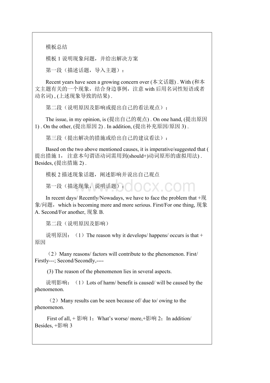 版高考英语作文系列5说明文话题类学生版 袁子麟.docx_第3页