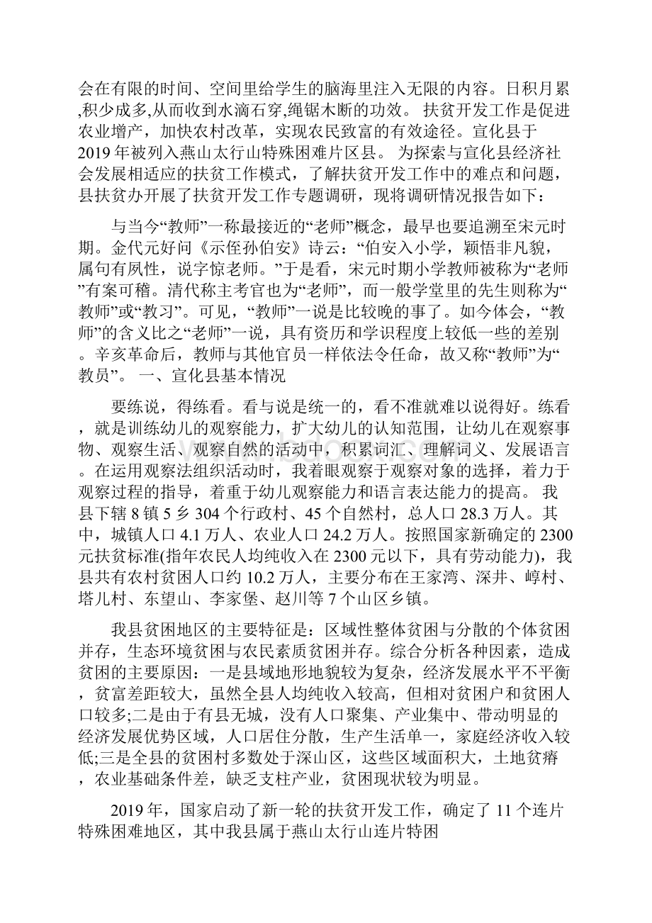 关于扶贫攻坚调研报告范文资料文档格式.docx_第2页