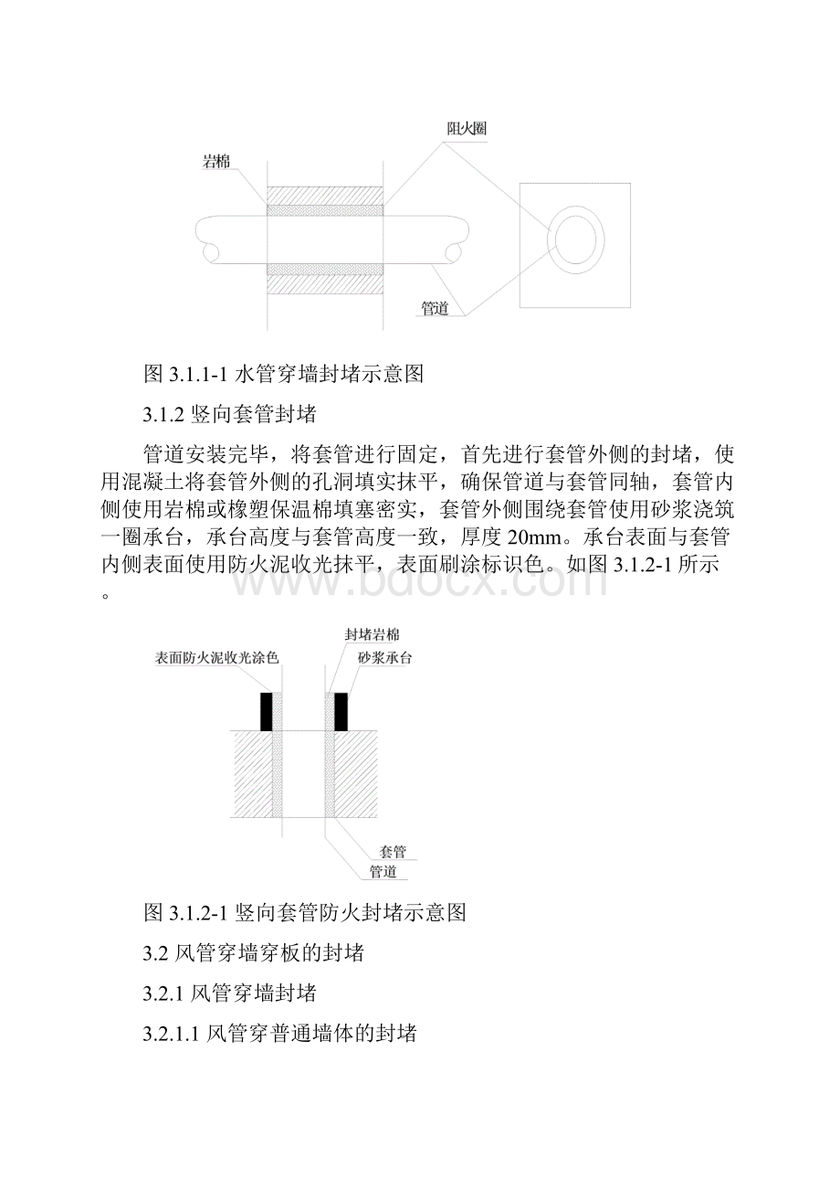 管道穿墙穿板封堵施工方案计划.docx_第3页