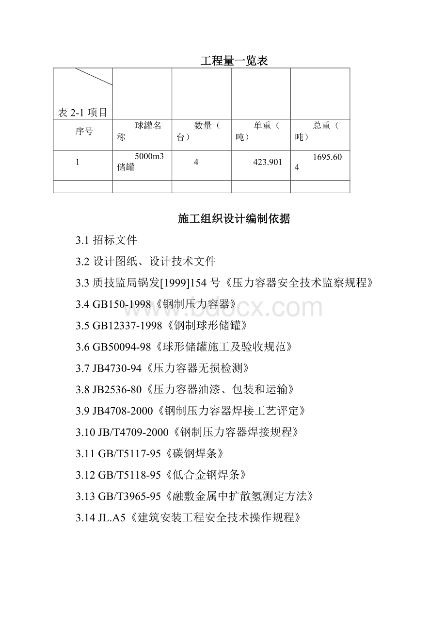 5000m3球形储罐安装工程施工组织设计.docx_第2页