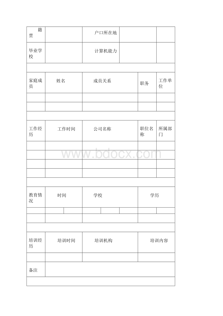 求职简历模板下载空白.docx_第3页