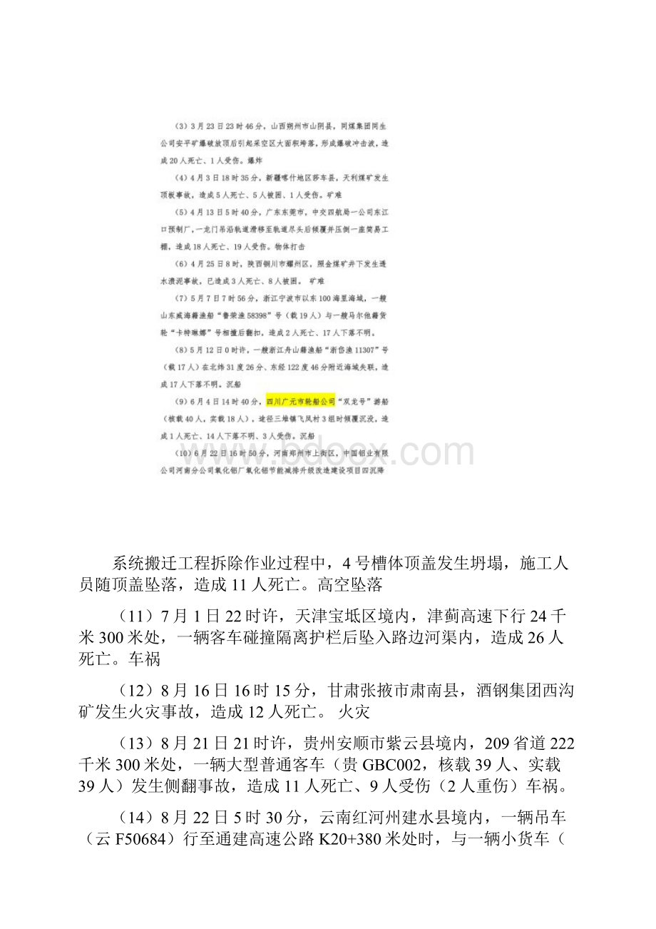 全国较大以上安全生产事故.docx_第2页