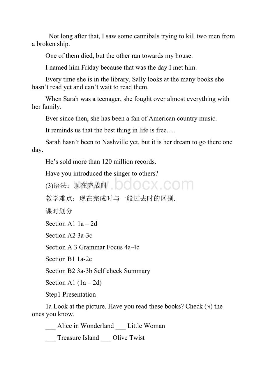 Unit8HaveyoureadTreasureIslandyet教案 2.docx_第2页