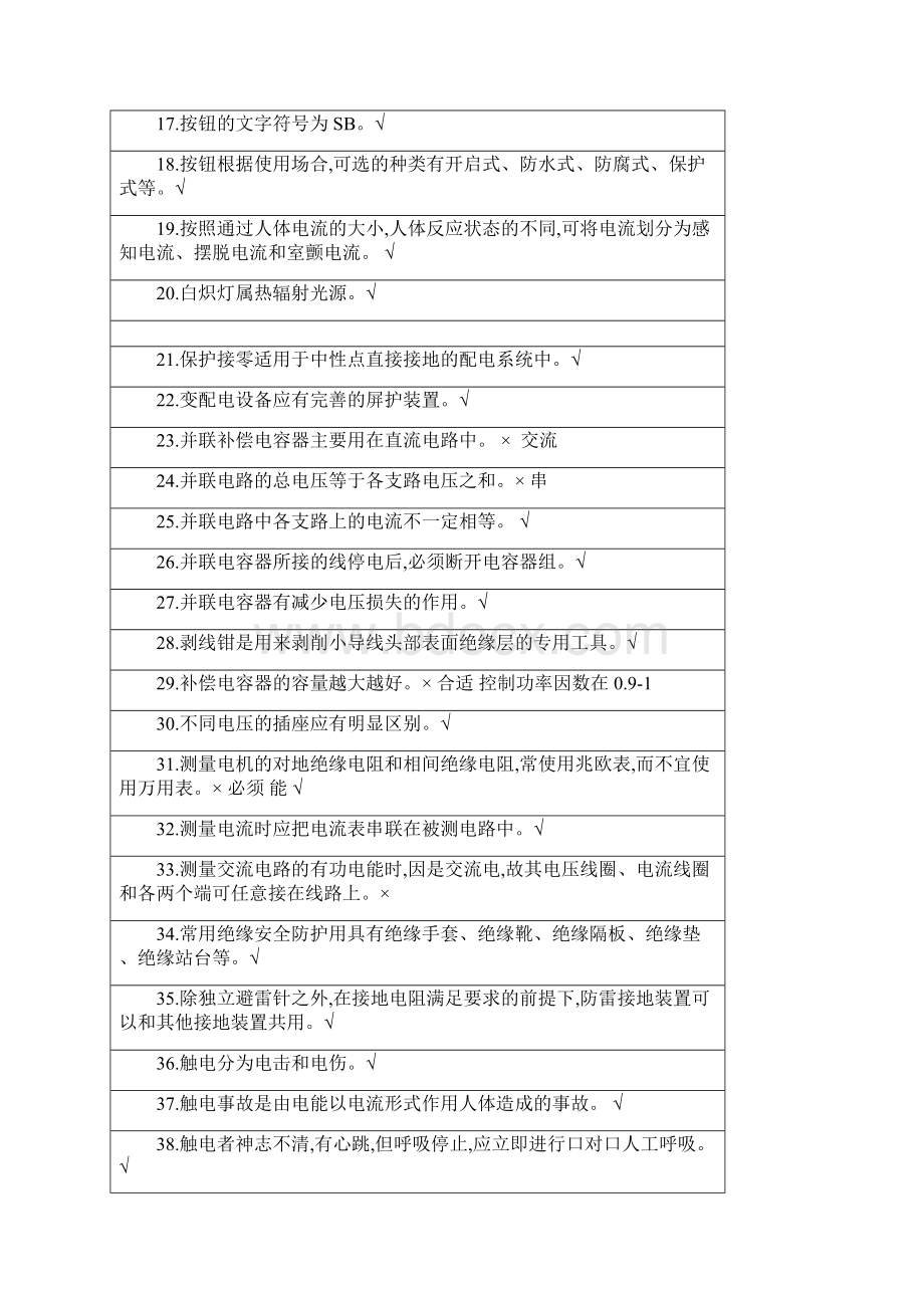 低压电工特种作业国家题库.docx_第2页