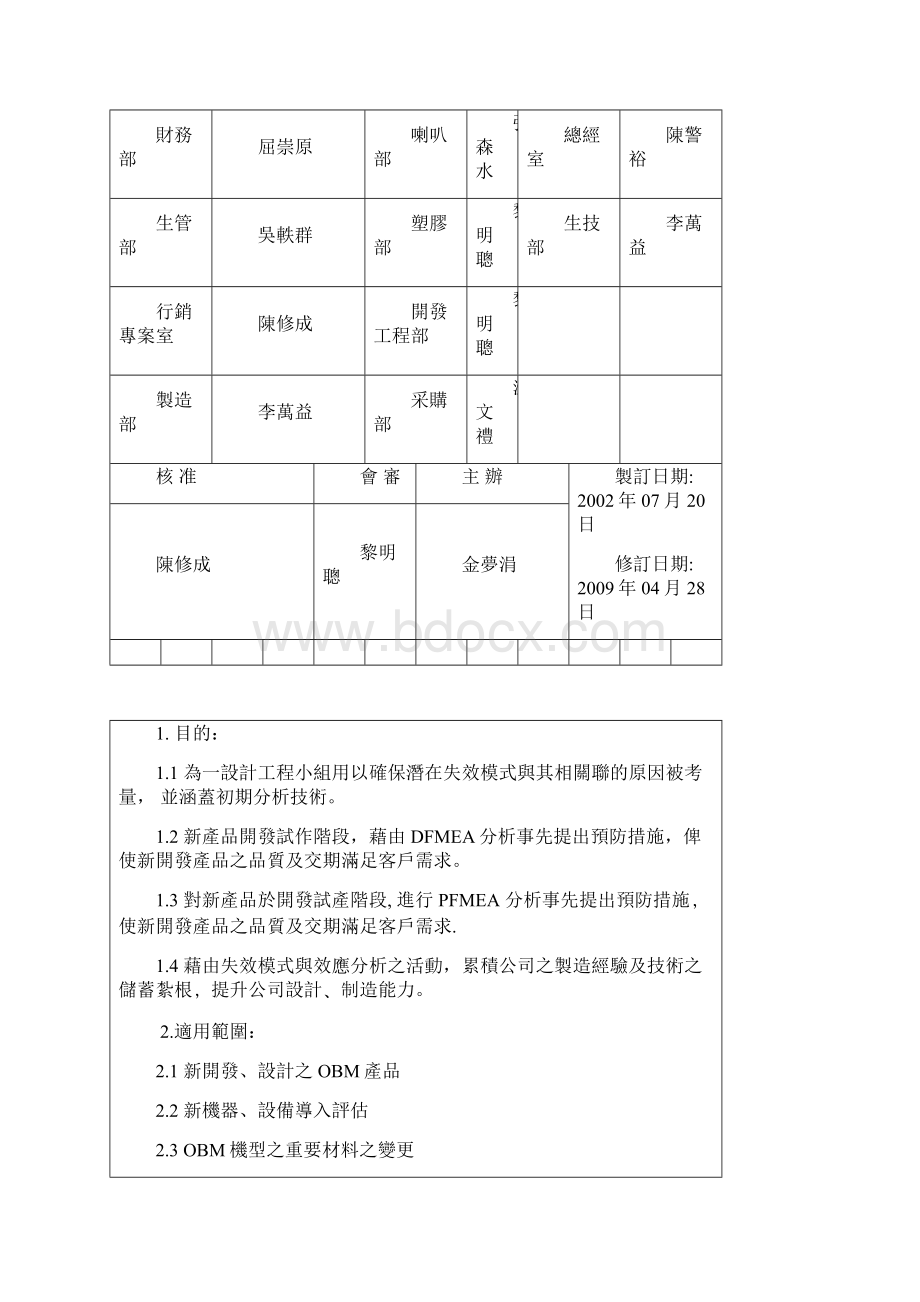 QPRD003失效模式与效应分析管理办法.docx_第2页