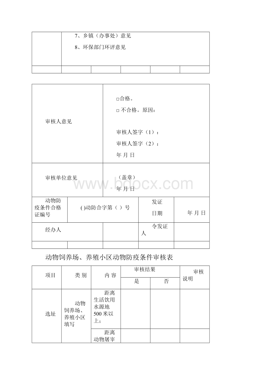 动物防疫条件合格证填写及应用规范.docx_第3页