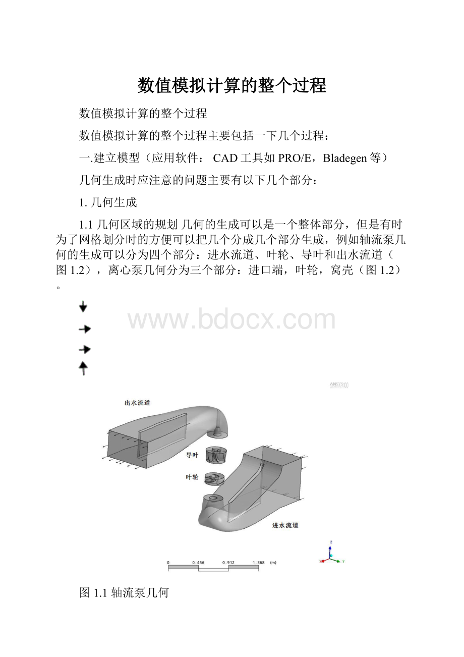 数值模拟计算的整个过程.docx_第1页