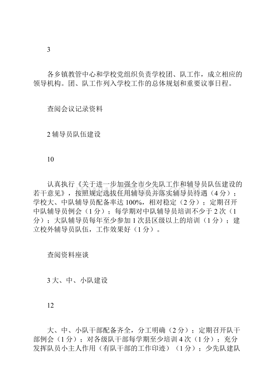 学校少先队工作考核细则Word文档下载推荐.docx_第2页