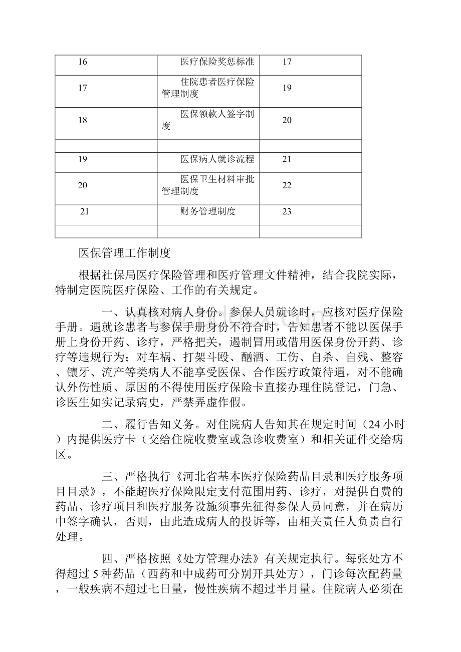 医院医保管理制度21项文档格式.docx_第2页