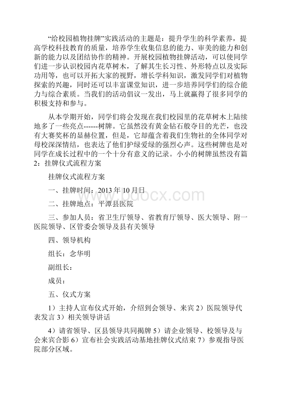 挂牌活动方案Word下载.docx_第3页