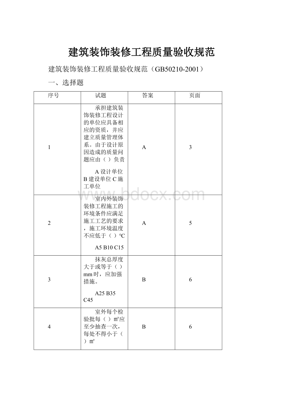 建筑装饰装修工程质量验收规范.docx_第1页