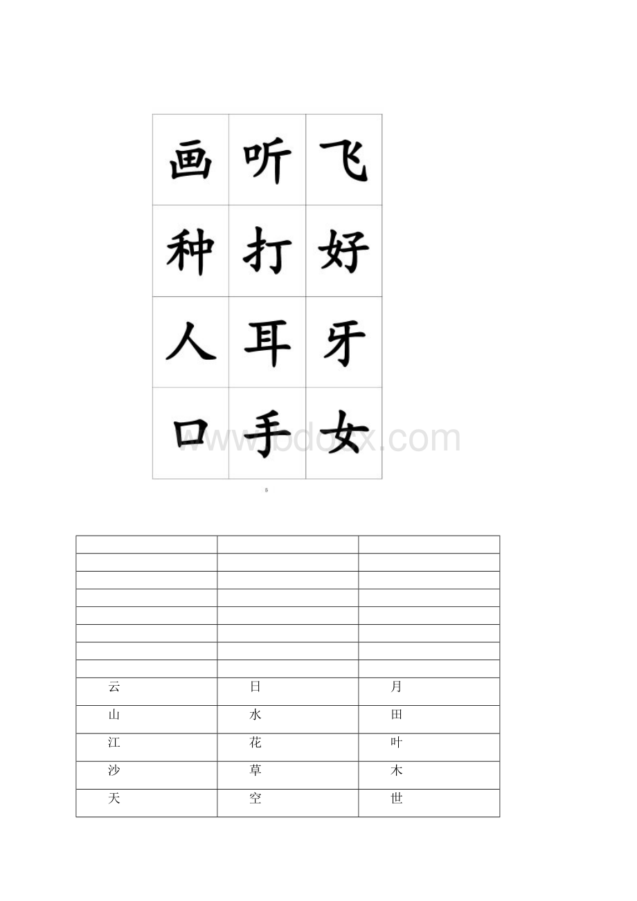 学前儿童常用500汉字卡片排版可直接打印.docx_第3页