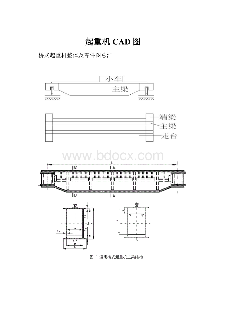 起重机CAD图Word文档下载推荐.docx