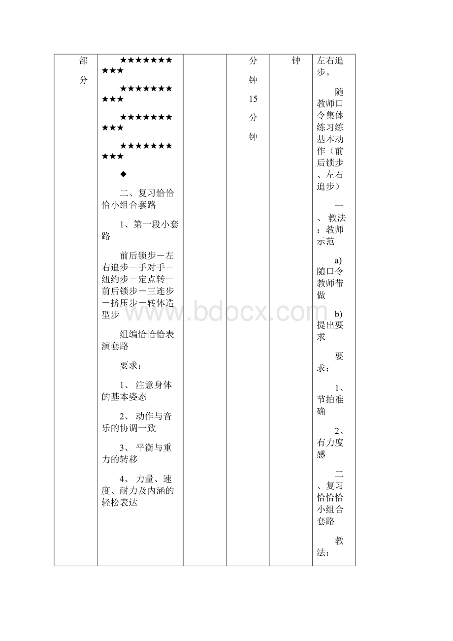 西安交大城市学院体育课教案.docx_第3页