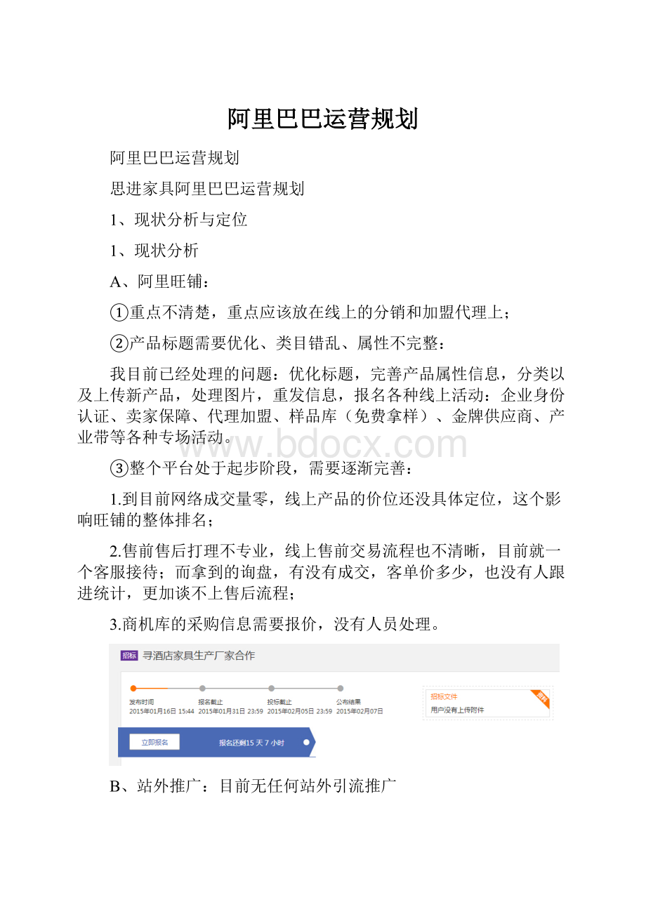 阿里巴巴运营规划.docx